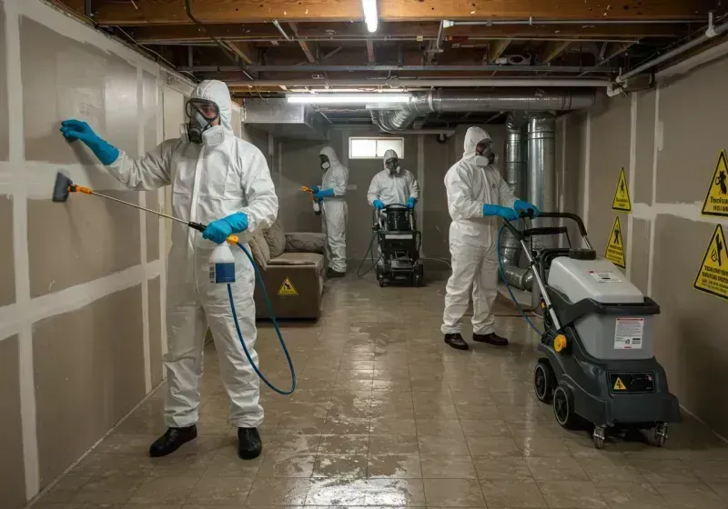 Basement Moisture Removal and Structural Drying process in Wichita County, KS